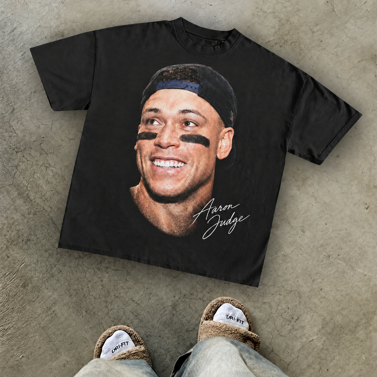 Aaron Judge Graphic Tee – Vintage Baseball Streetwear T-Shirt