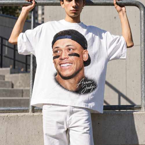 Aaron Judge Graphic Tee – Vintage Baseball Streetwear T-Shirt