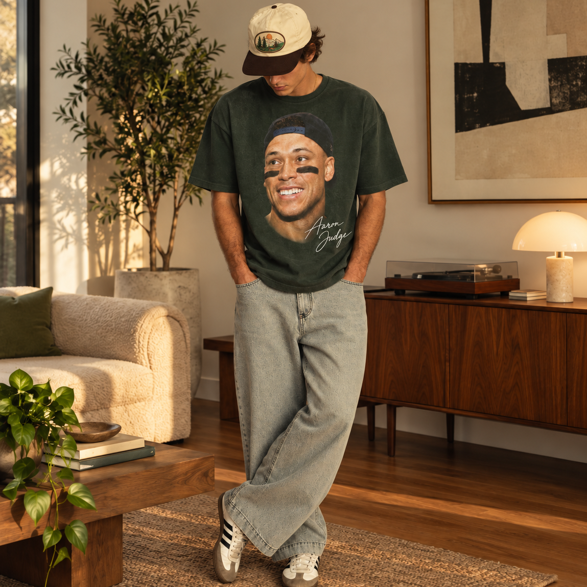 Aaron Judge Graphic Tee – Vintage Baseball Streetwear T-Shirt