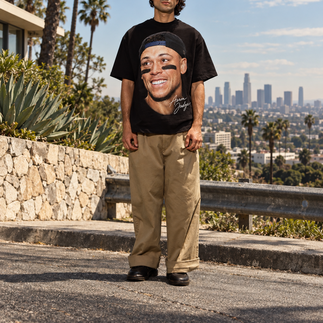 Aaron Judge Graphic Tee – Vintage Baseball Streetwear T-Shirt